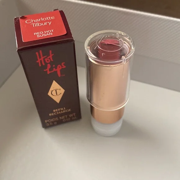 Brand New Charlotte Tilbury Lipstick Refill in Red Hot Susan - Picture 3 of 7